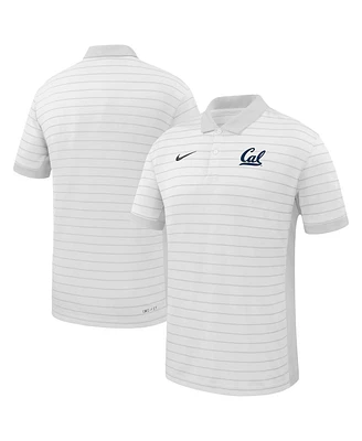 Nike Men's White Cal Bears 2025 Early Season Coaches Sideline Victory Stripe Performance Polo Shirt