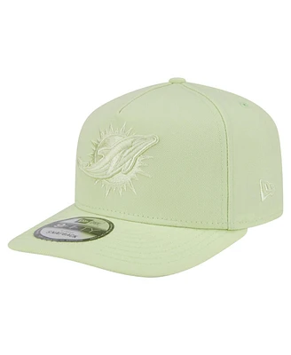 New Era Men's Light Green Miami Dolphins Color Pack 9FIFTY Snapback Hat