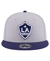 New Era Men's Gray La Galaxy Color Pack Two-Tone 9FIFTY Snapback Hat