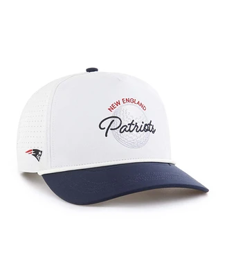 '47 Brand Men's White/Navy New England Patriots Gimmie Golf Hitch Rope Adjustable Hat