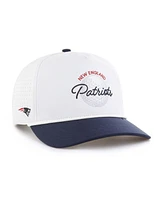 '47 Brand Men's White/Navy New England Patriots Gimmie Golf Hitch Rope Adjustable Hat