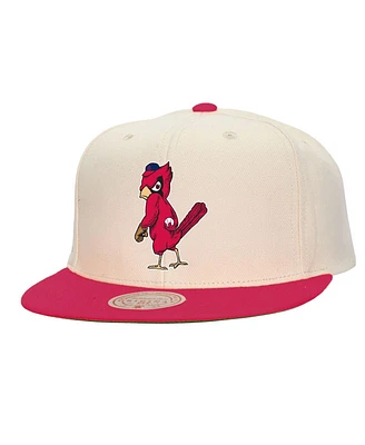 Mitchell & Ness Men's St. Louis Cardinals Cooperstown Collection Basic Flip Snapback Hat
