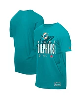 New Era Men's Aqua Miami Dolphins 2025 Nfl Training Camp T-Shirt