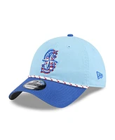 New Era Men's Light Blue/Blue Seattle Mariners 2025 Fourth of July 9TWENTY Adjustable Hat