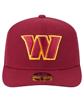 New Era Men's Burgundy Washington Commanders Team Collection 9SEVENTY Stretch-Snap Adjustable Hat