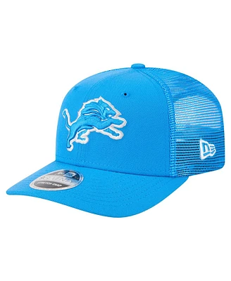 New Era Men's Blue Detroit Lions Team Collection 9SEVENTY Stretch-Snap Adjustable Hat