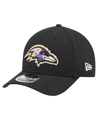 New Era Men's Black Baltimore Ravens Team Collection 9FORTY M-Crown Adjustable Hat