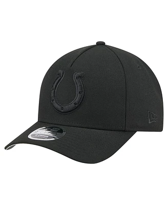 New Era Men's Black Indianapolis Colts Team Collection 9FORTY M-Crown A-Frame Adjustable Hat