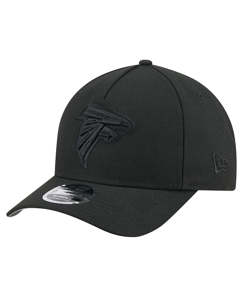 New Era Men's Black Atlanta Falcons Team Collection 9FORTY M-Crown A-Frame Adjustable Hat