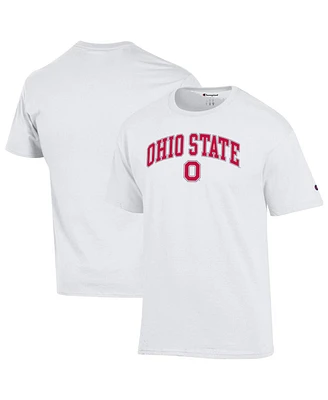 Champion Men's White Ohio State Buckeyes Arched Logo T-Shirt