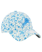 New Era Women's Cream Detroit Lions Ditzy 9TWENTY Adjustable Hat