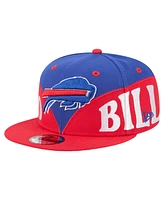 New Era Men's Royal/Red Buffalo Bills Split 9FIFTY Snapback Hat