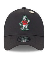 New Era Men's Black San Francisco Giants 2025 Big League Chew A-Frame 9FORTY Adjustable Trucker Hat