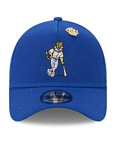 New Era Men's Royal Kansas City Royals 2025 Big League Chew A-Frame 9FORTY Adjustable Trucker Hat