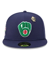 New Era Men's Navy Milwaukee Brewers 2025 Big League Chew 59FIFTY Fitted Hat