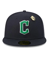 New Era Men's Navy Cleveland Guardians 2025 Big League Chew 59FIFTY Fitted Hat