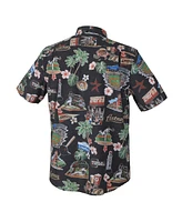 Reyn Spooner Men's Black Houston Astros Scenic Tri-Blend Button-Down Shirt