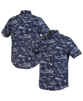 Reyn Spooner Men's Navy Dallas Cowboys Kekai Performance Button-Down Shirt