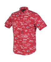 Reyn Spooner Men's Red Kansas City Chiefs Kekai Performance Button-Down Shirt