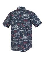 Reyn Spooner Men's Navy New England Patriots Kekai Performance Button-Down Shirt