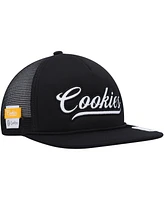 Cookies Men's Black Pack Talk Foam Trucker Snapback Hat
