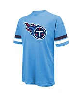 Majestic Men's Cam Ward Light Blue Tennessee Titans 2025 Nfl Draft First Round Pick Oversized T-Shirt