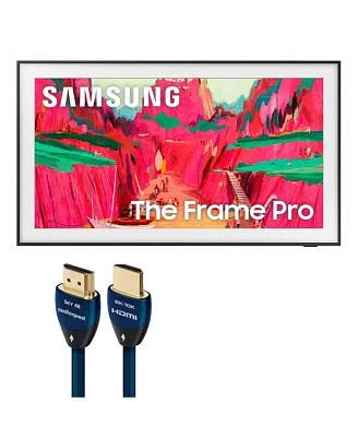 Samsung LS03FAW Inch 4K The Frame Pro Tv with AudioQuest Sky 3m Hdmi Cable