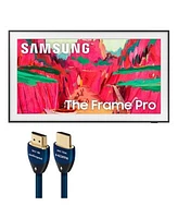 Samsung LS03FAW Inch 4K The Frame Pro Tv with AudioQuest Sky 3m Hdmi Cable