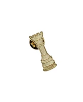 We Games Metal Rook Chess Pins, Gold, Bulk Pack of 10