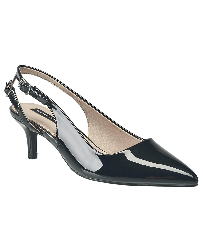 French Connection Women's Vichy Double Strap Slingback