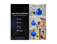 18 Inch 110 Pound Heavy Punching Water Aqua Bag with Adjustable Metal Chain
