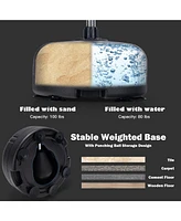 Adjustable Freestanding Punching Bag with Boxing Gloves