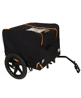 2-in-1 Bike & Pet Trailer - Convertible Carrier, All-Terrain Wheels