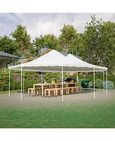 Streamdale Furniture 29x21ft White Party Wedding Tent - Waterproof Gazebo