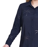 Ny Collection Women's Long Sleeve Top