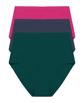 Natori Women's Bliss Cotton High Waist Brief 3 Pack