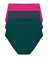 Natori Women's Bliss Cotton High Waist Brief 3 Pack
