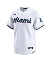 Nike Men's White Miami Marlins Home Limited Jersey