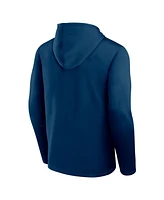 Logo Athletic Men's Navy Chicago Bears Head Start Pullover Hoodie