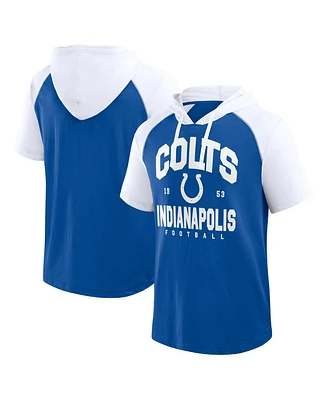 Logo Athletic Men's Royal Indianapolis Colts Prime Hoodie T-Shirt