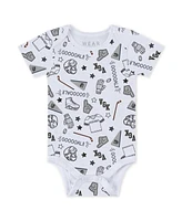 Wear by Erin Andrews Baby Boys and Girls 3-Piece Vegas Golden Knights Turn Me Around Bodysuits Pants Set