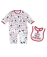 Wear by Erin Andrews Baby Boys and Girls St. Louis Cardinals Sleep Play with Bib Set