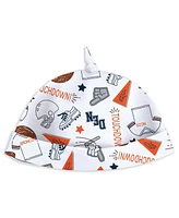Wear by Erin Andrews Baby Boys and Girls Denver Broncos Sleep Play with Bib and Fun Hat Set