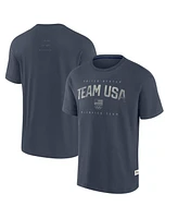 Fanatics Men's Navy Team Usa Elements Weathered Tonal Future Ground T-Shirt