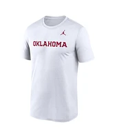 Jordan Men's White Oklahoma Sooners Primetime Legend Wordmark T-Shirt