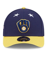 New Era Men's Navy/Gold Milwaukee Brewers 2025 Mlb All-Star Game 9FORTY M-Crown Adjustable Hat