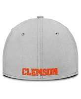 Nike Men's Gray Clemson Tigers Rise Practice Performance Adjustable Hat
