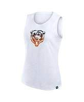 Fanatics Women's White Chicago Bears Slub Tank Top