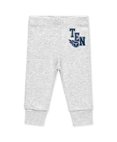 Wear by Erin Andrews Baby Boys and Girls 3-Piece Tennessee Titans Turn Me Around Bodysuits Pant Set