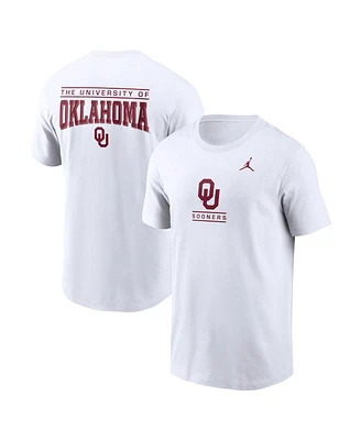Jordan Men's White Oklahoma Sooners T-Shirt